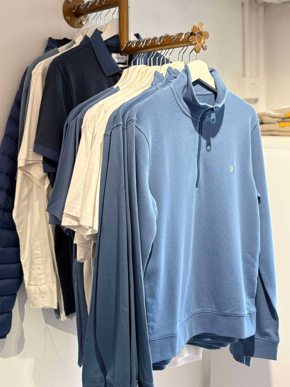 Harry 1/4 Zip - Midnight blue main image 0
