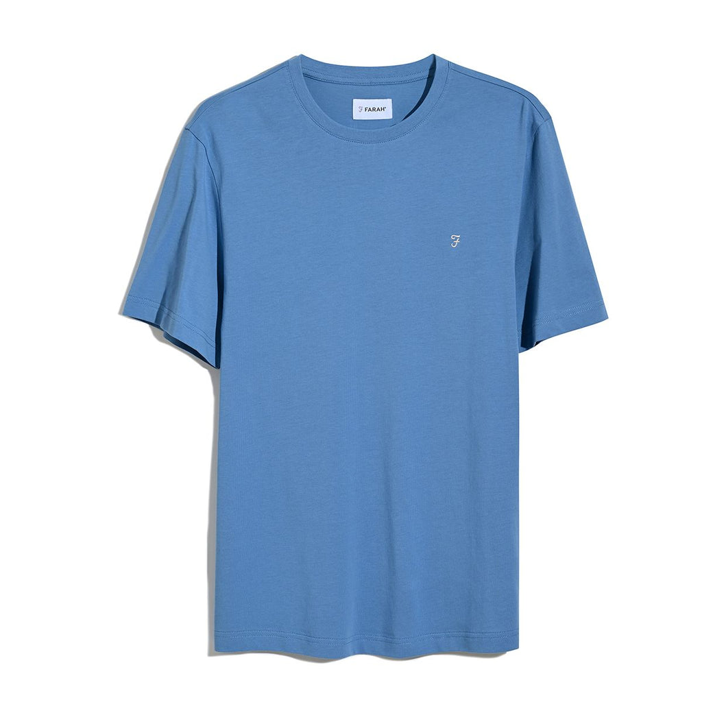 Dean Tee in Laundered Blue