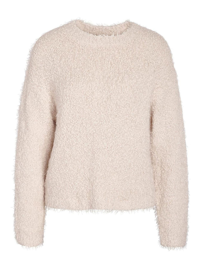 FLUFFY KNITTED PULLOVER