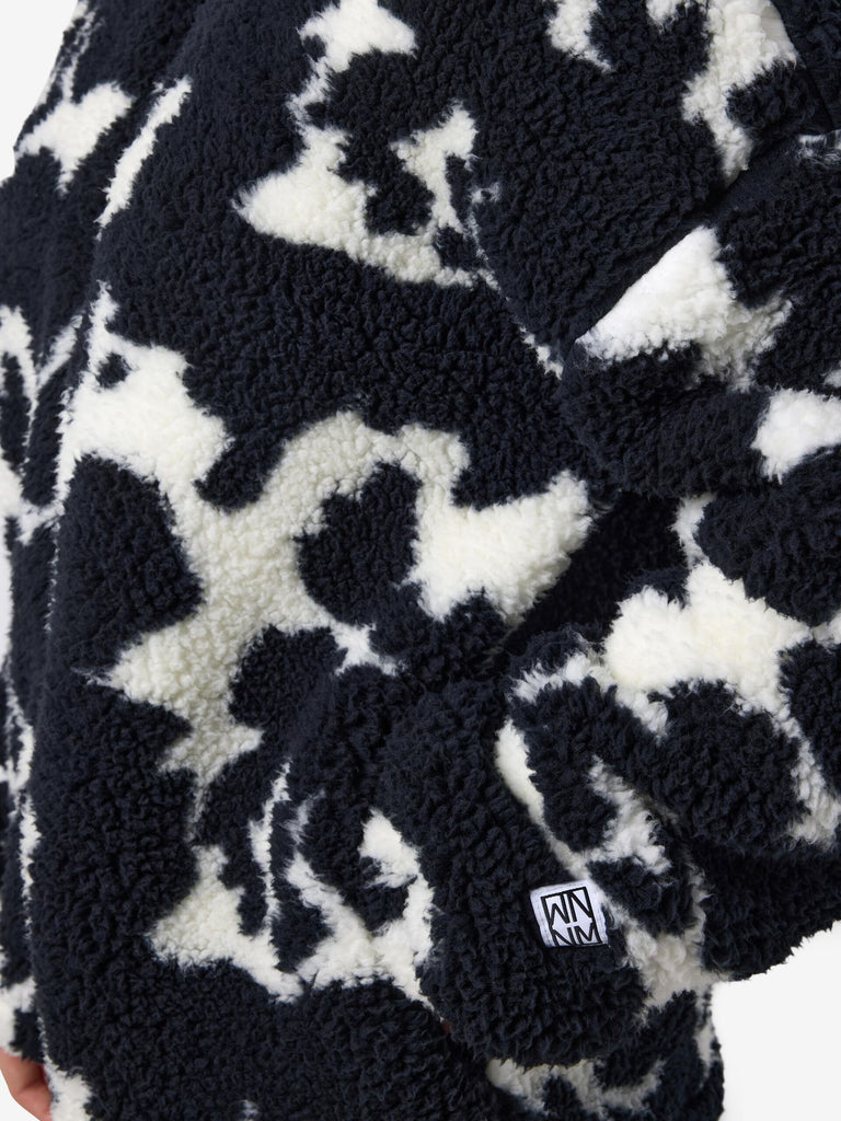 Luca Fleece - Cow Print