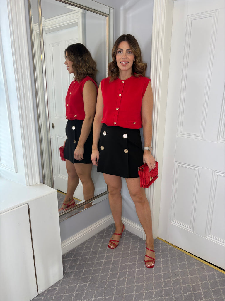 Michelle Waistcoat - red