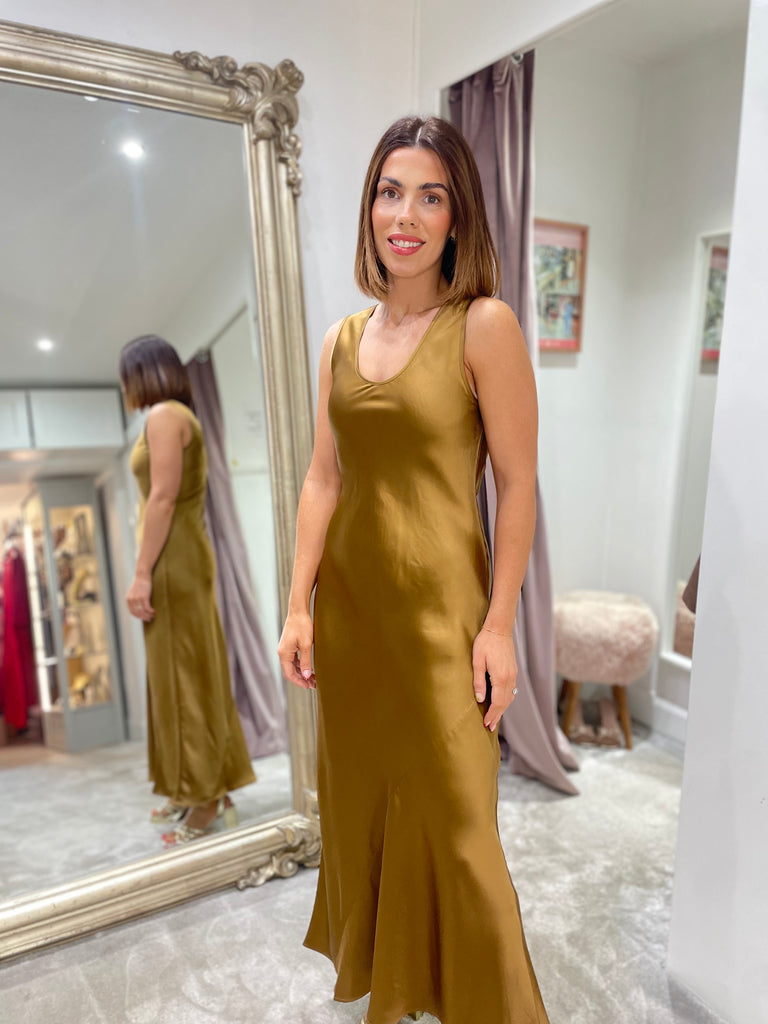 MARIYLN Dress in Gold