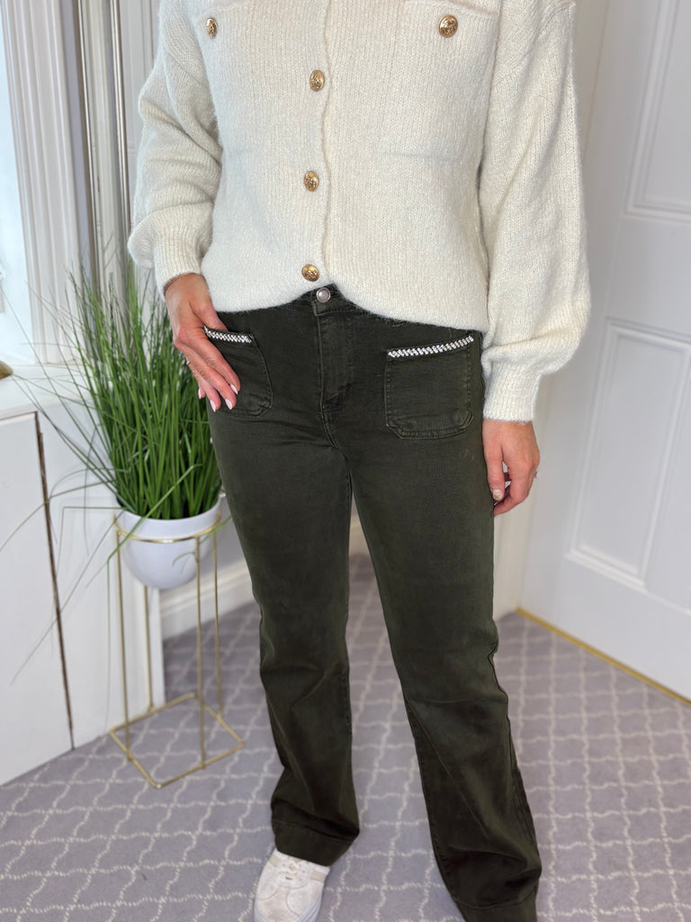 Bonnie Jeans - khaki