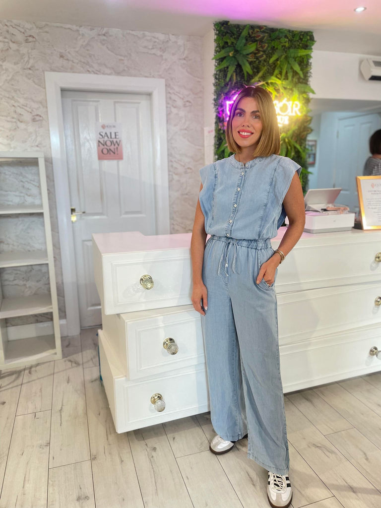 The Carol Denim Jumpsuit