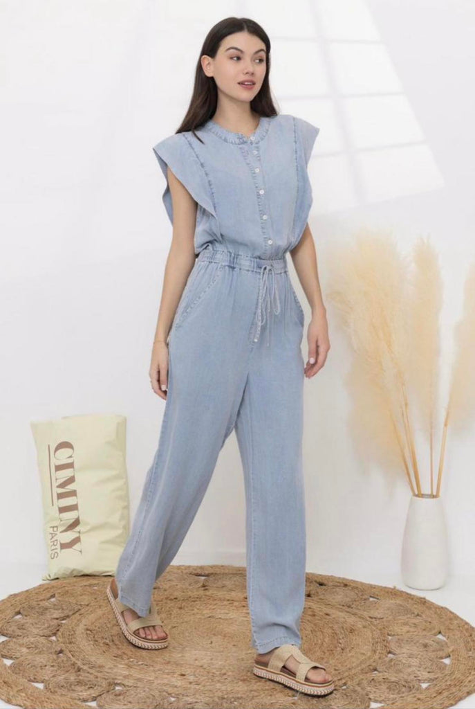 The Carol Denim Jumpsuit