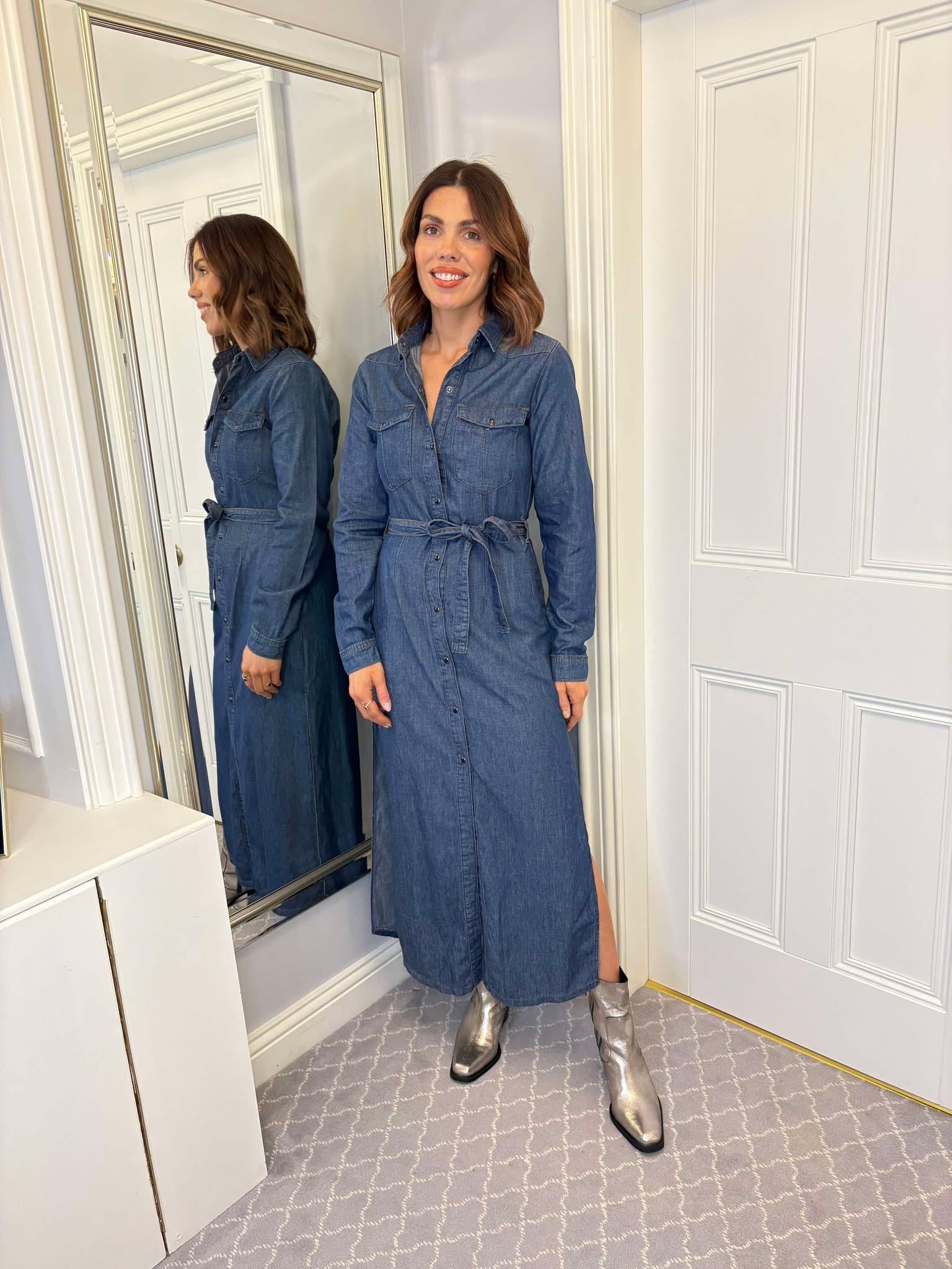 Denim Shirt Dress