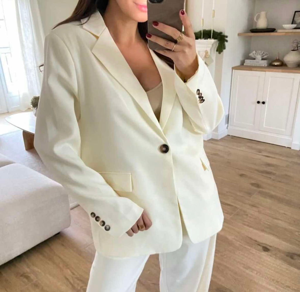 Cream Blazer