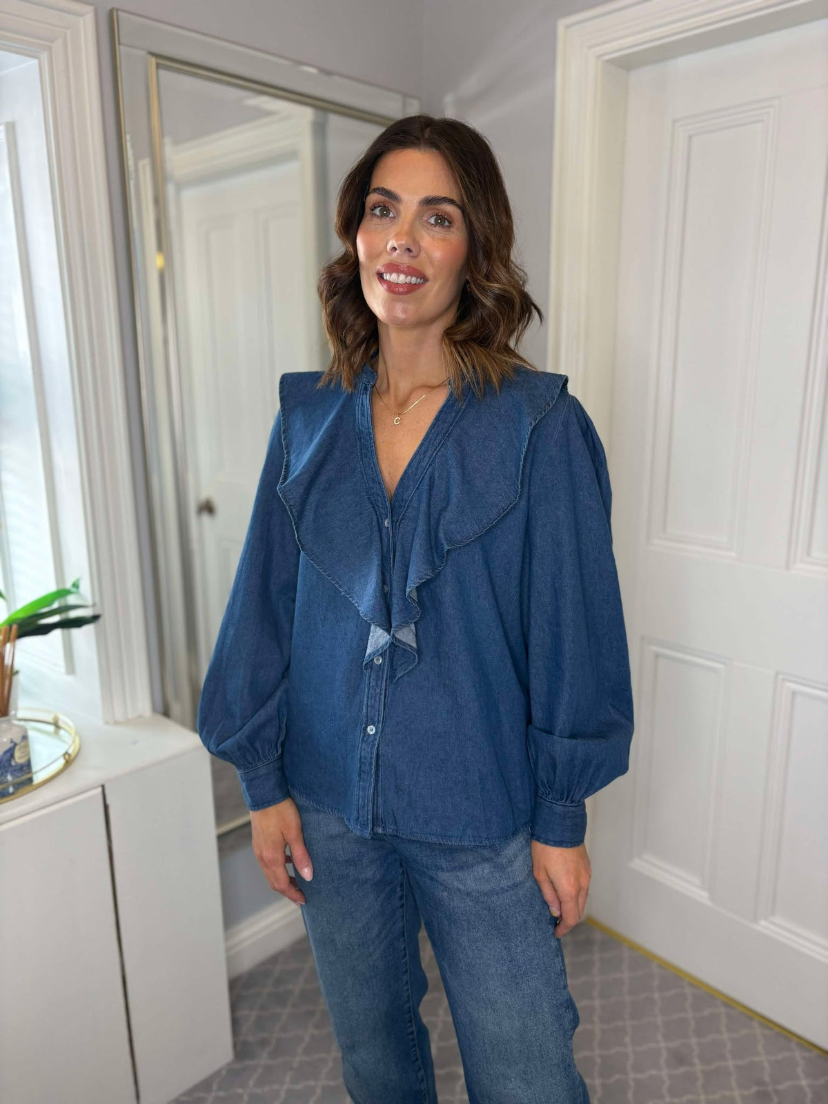 Denim Shirt | Ros Oir Boutique