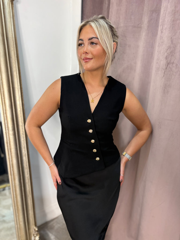 Orla Waistcoat - Black