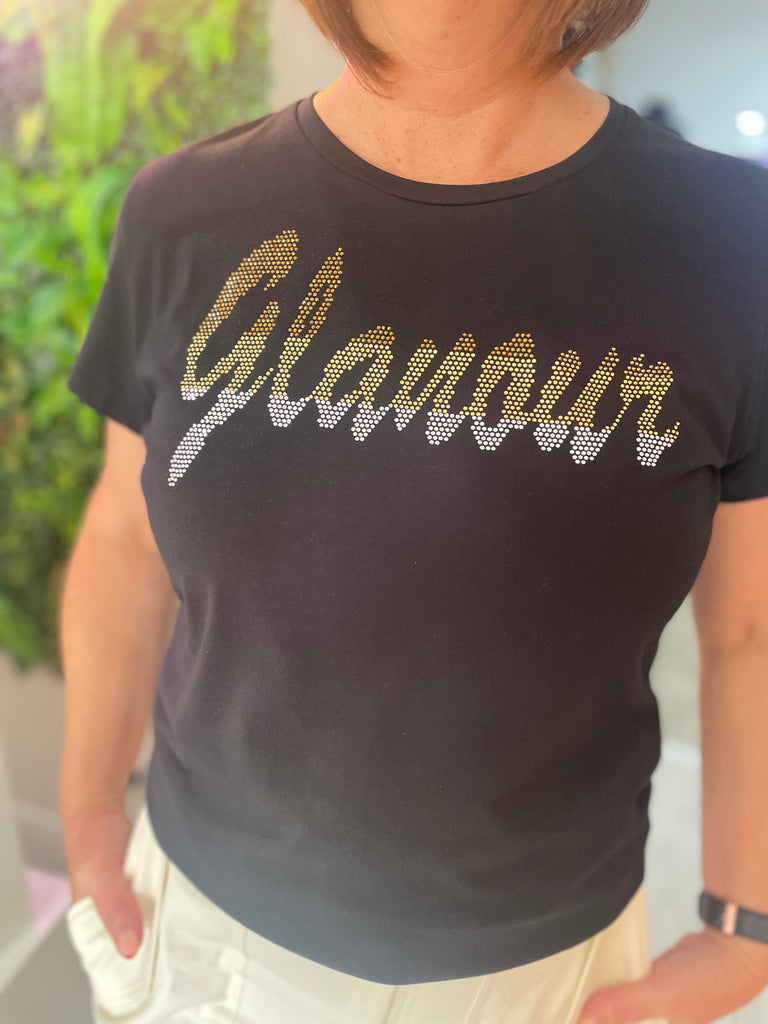Glamour Tshirt in black