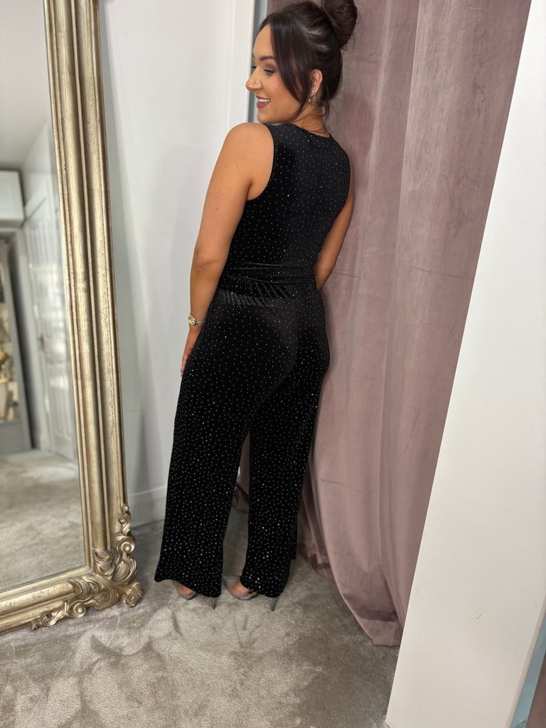 Velvet Stone wide leg trousers