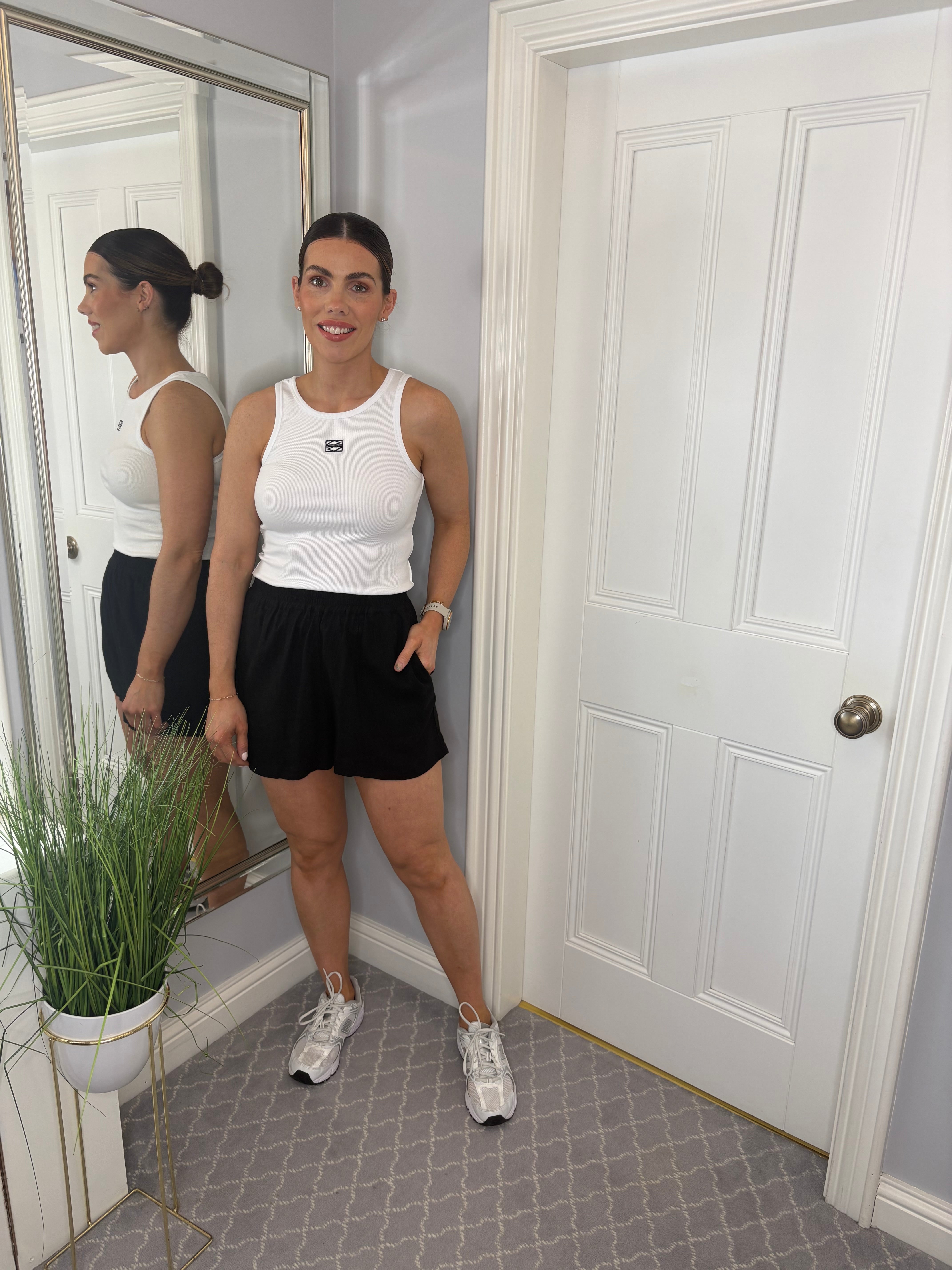 Maya Tank Top - White | Ros Oir Boutique