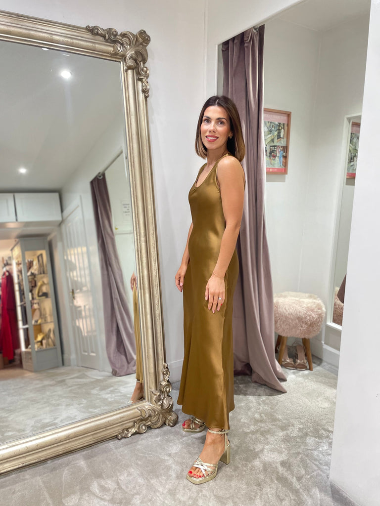 MARIYLN Dress in Gold