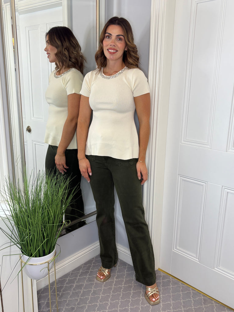 Bonnie Jeans - khaki