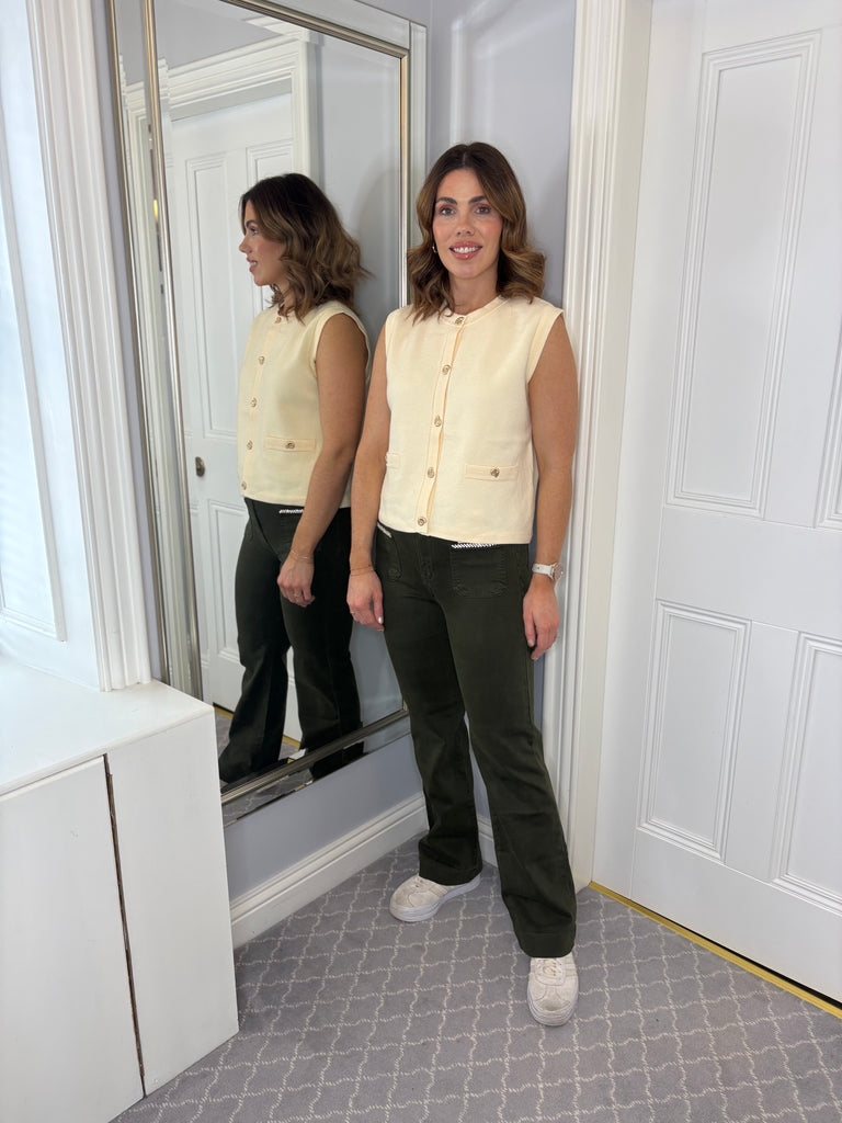 Michelle waistcoat - cream