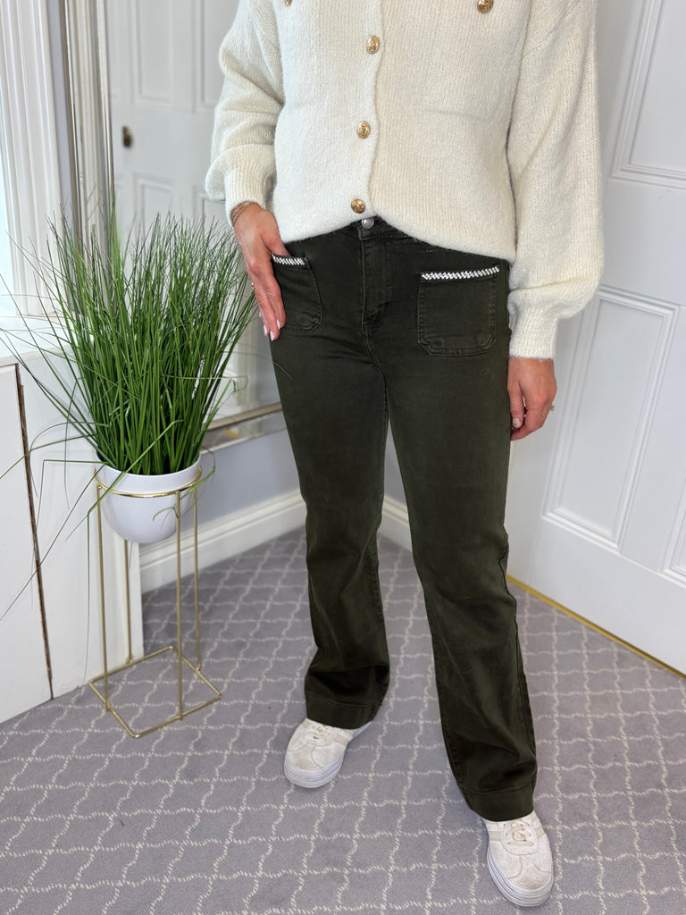 Bonnie Jeans - khaki