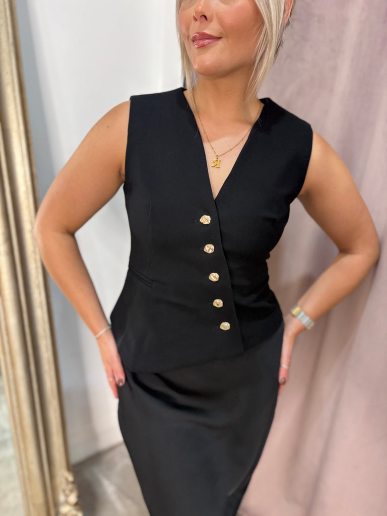 Orla Waistcoat - Black