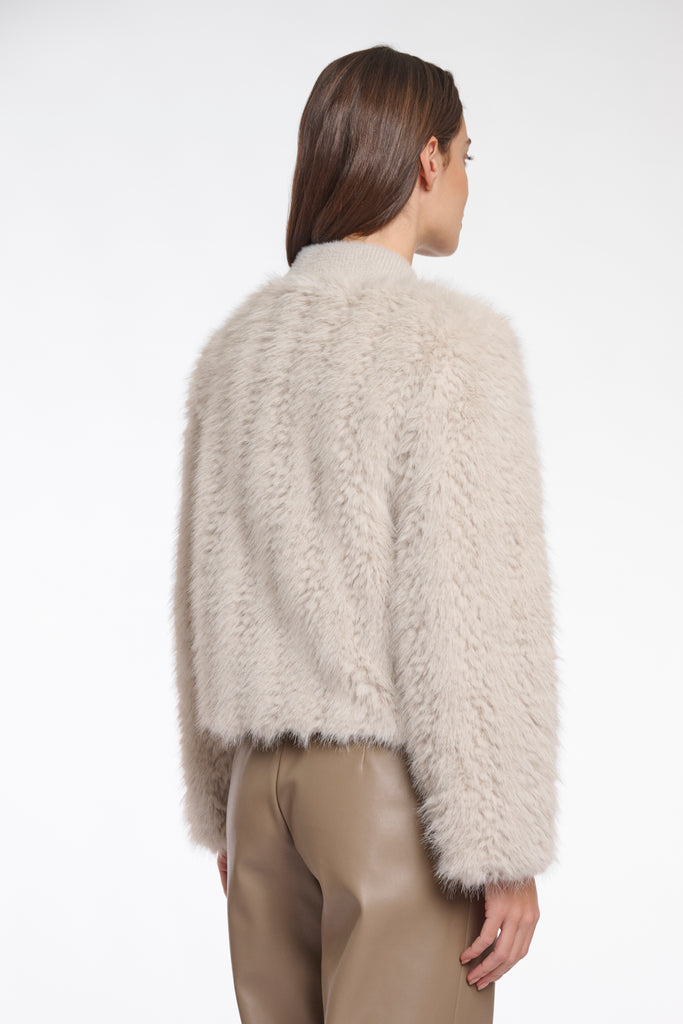 Chaimae short faux fur jacket