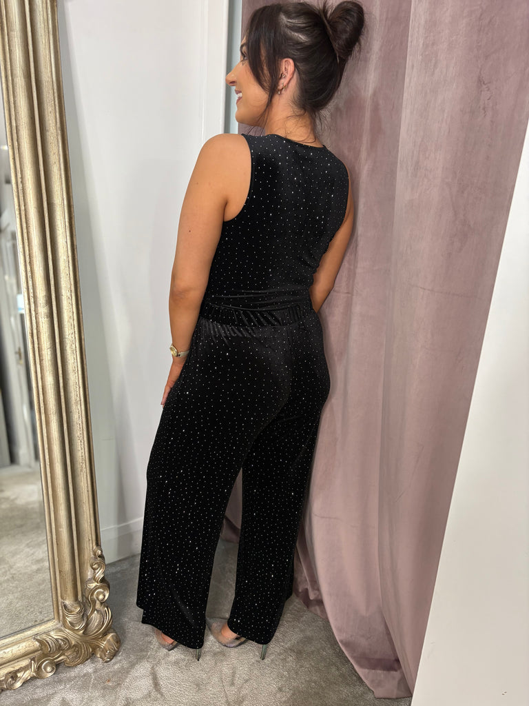 Velvet Stone wide leg trousers