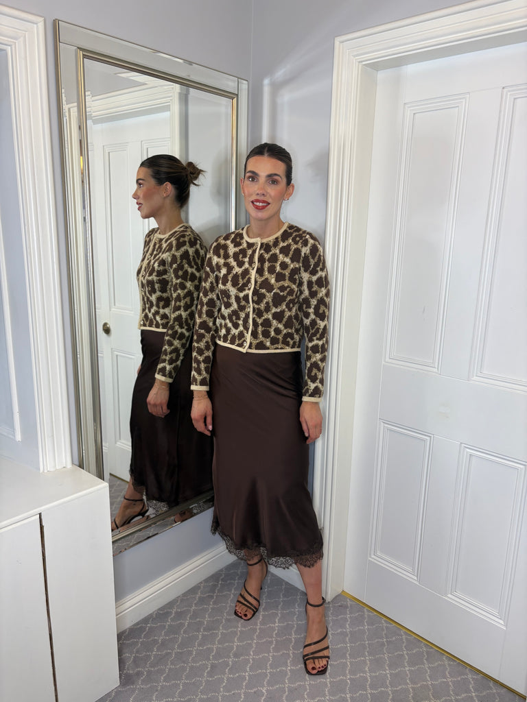 The Holly Skirt - Brown