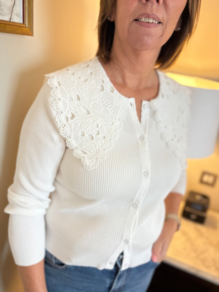 SENNA CARDIGAN WHITE
