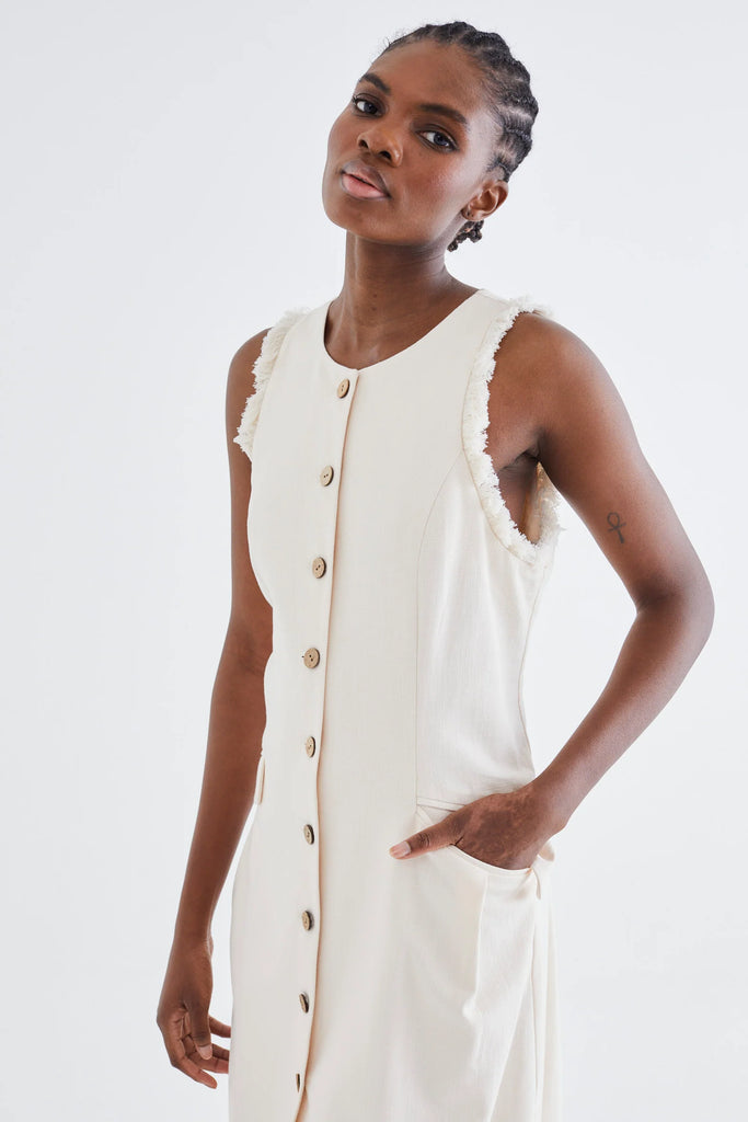 MARCELLA DRESS CREAM