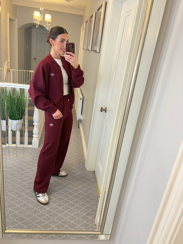 The Zara Co - Ord in wine