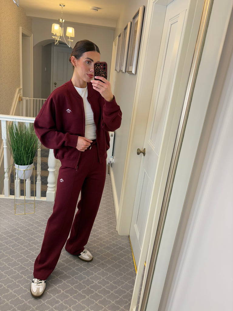 The Zara Co - Ord in wine