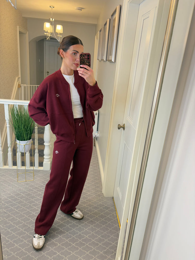 The Zara Co - Ord in wine