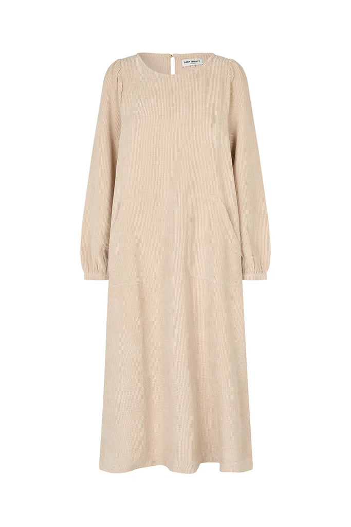 LucasLL Midi Dress LS - Sand