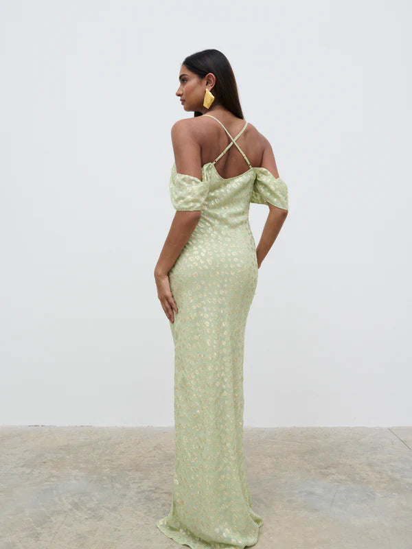 chinese dress ladies Nia Cold Shoulder Maxi Dress