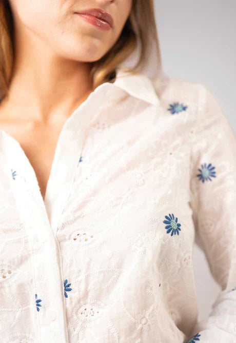 ALBANE embroidery shirt