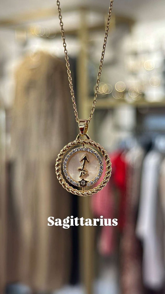 The Star Sign Necklace - 14K Gold