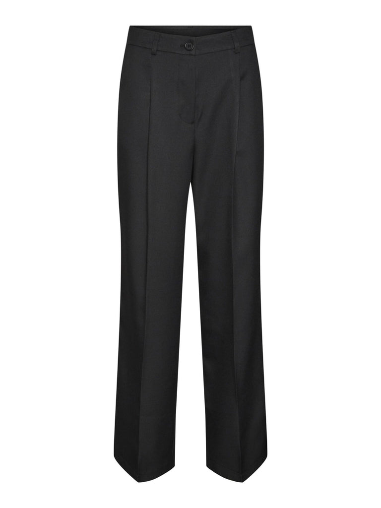 HIGH WAISTED STRAIGHT FIT TROUSERS
