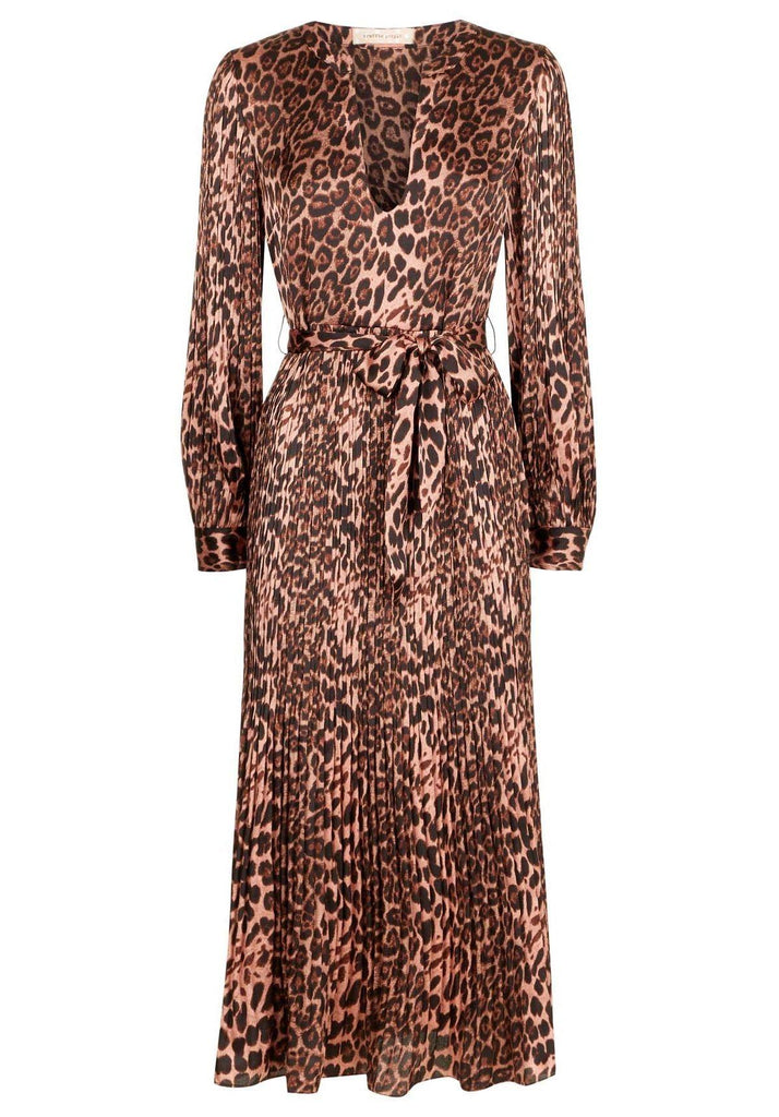 Fallen Dress Leopard Print