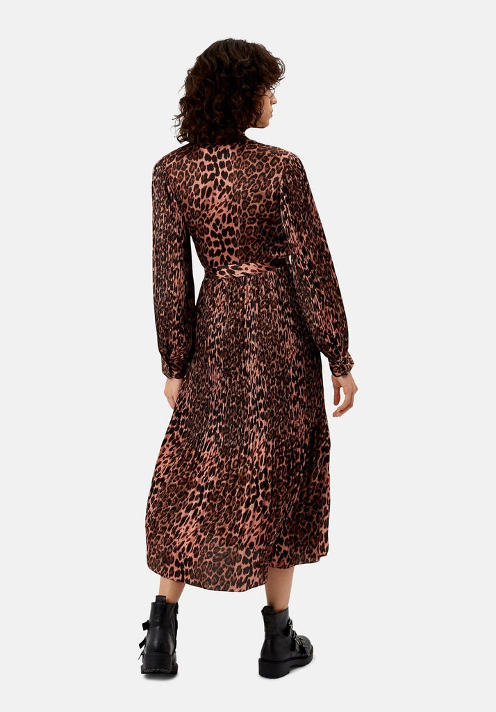 Fallen Dress Leopard Print