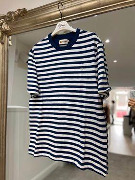 Farah navy striped t-shirt