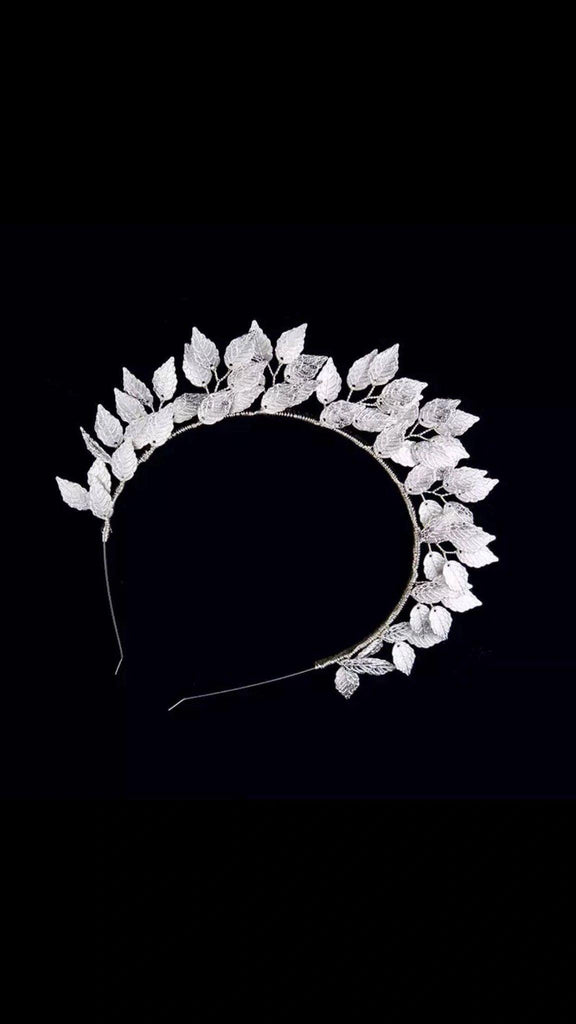 Leaf crown hairband