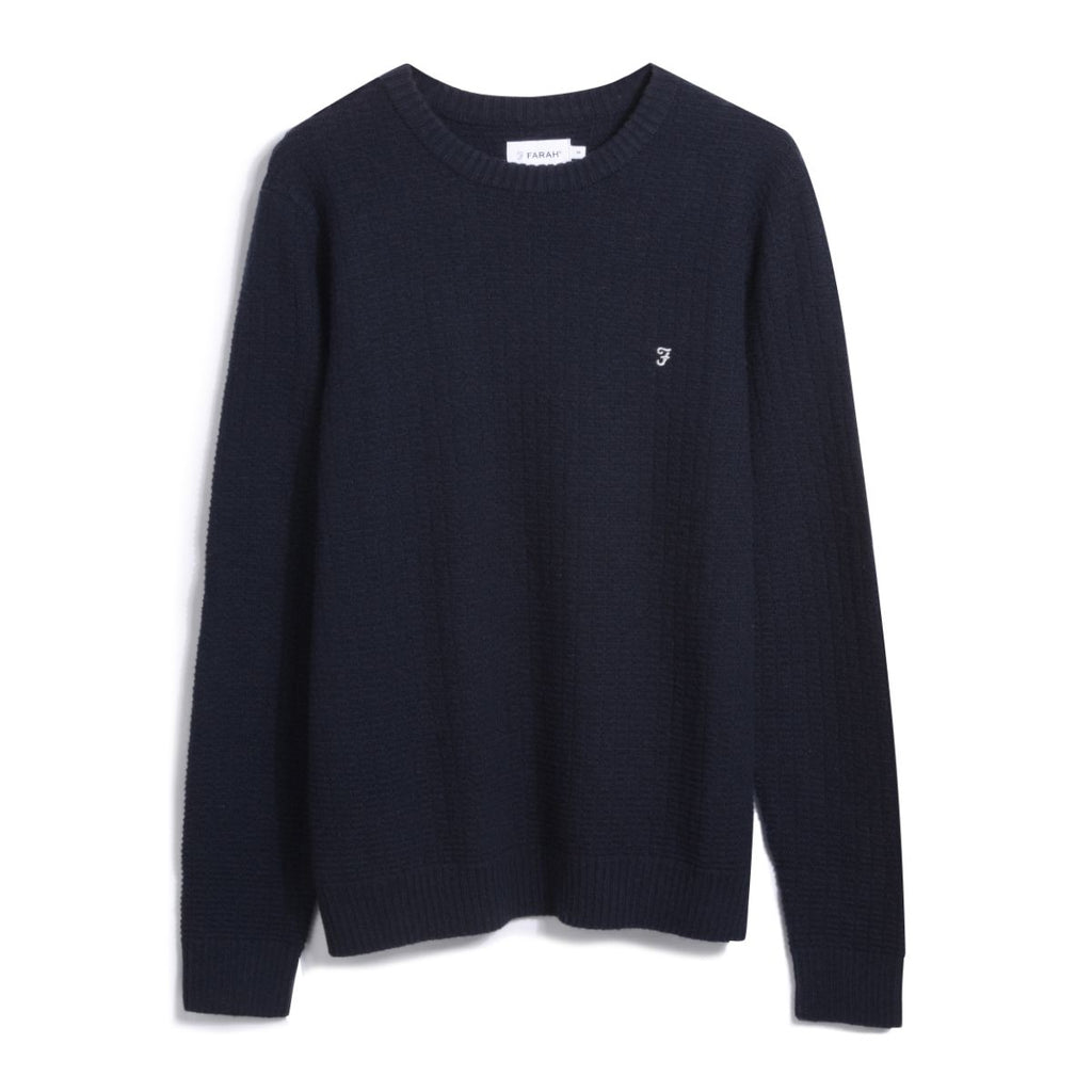 Drover LS SWEATER IN NAVY